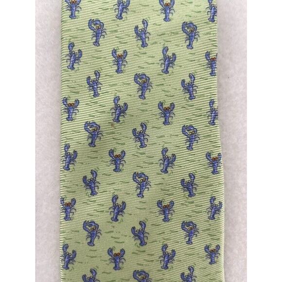 Men's Summer Ties Lot of 2 Brooks Brothers Tommy Hilfiger Lobster & Lemons - Picture 4 of 7